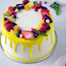 Fruit Birthday Cake Recipe